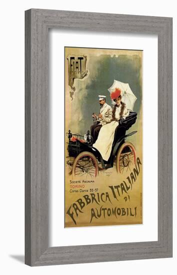 F.I.A.T., Fabbrica Italiana di Automobili-G^ Carpanetto-Framed Art Print