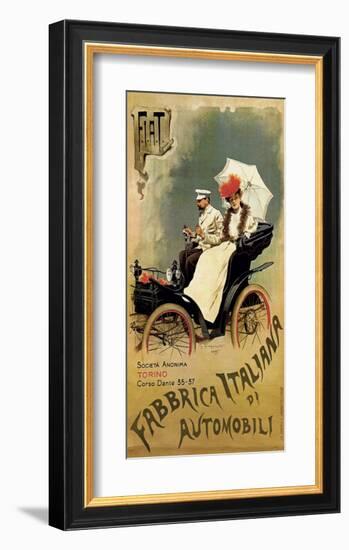 F.I.A.T., Fabbrica Italiana di Automobili-G^ Carpanetto-Framed Art Print