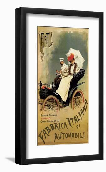 F.I.A.T., Fabbrica Italiana di Automobili-G^ Carpanetto-Framed Art Print