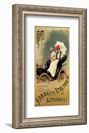 F.I.A.T., Fabbrica Italiana di Automobili-G^ Carpanetto-Framed Art Print