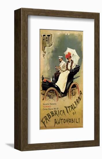 F.I.A.T., Fabbrica Italiana di Automobili-G^ Carpanetto-Framed Art Print