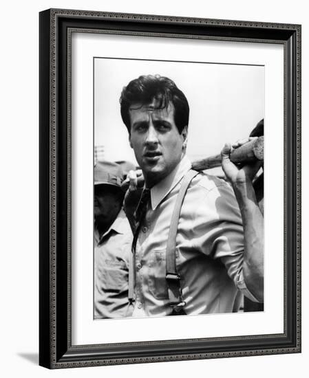 F.I.S.T., 1978 directed by NORMAN JEWISON Sylvester Stallone (b/w photo)-null-Framed Photo