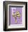 F is for Feather (purple)-Theodor (Dr. Seuss) Geisel-Framed Art Print