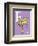 F is for Feather (purple)-Theodor (Dr. Seuss) Geisel-Framed Art Print