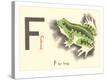 'F is for Frog' Art Print | Art.com