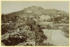 Noon Break For Miners At Cripple Creek-F. Jay Haynes-Framed Art Print