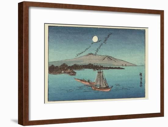 F?keiga-Ando Hiroshige-Framed Art Print