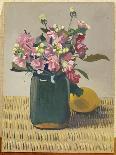 A Bouquet of Flowers and a Lemon, 1924-F?lix Vallotton-Framed Premier Image Canvas