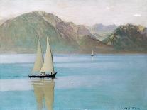 Boat on Lake Geneva, 1892-F?lix Vallotton-Framed Premier Image Canvas