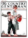 "Cupid Takes Aim," Country Gentleman Cover, February 10, 1923-F. Lowenheim-Framed Giclee Print