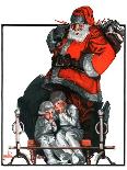 "Santa Overhears," Country Gentleman Cover, December 22, 1923-F. Lowenheim-Giclee Print