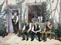 At the Barber's, 1895-F Meaulle-Giclee Print