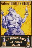 Auga De Fuente En Segures Bottled Water Poster-F. Mellado-Laminated Giclee Print