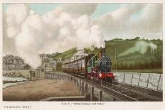 The "Cornishman" Express of the Great Western Railway Carries Passengers from London to Cornwall-F. Moore-Art Print