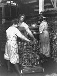 Black Women Laborers Weighing Wire Coils and Recording Weights to Establish Wage Rates, in Factory-F^p^ Burke-Framed Photographic Print