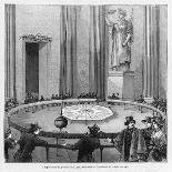Leon Foucault Uses His Pendulum to Demonstrate the Rotation of the Earth at the Pantheon Paris 1851-F. Pargent-Art Print