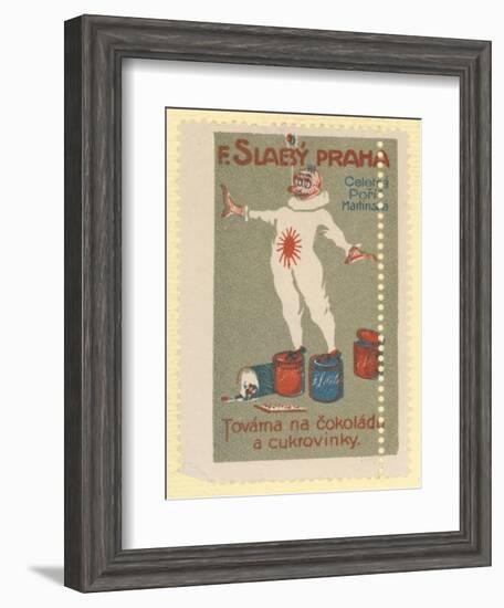 F Slaby Chocolate and Sugar Confectionery Factory, Prague-null-Framed Giclee Print