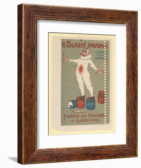 F Slaby Chocolate and Sugar Confectionery Factory, Prague-null-Framed Giclee Print