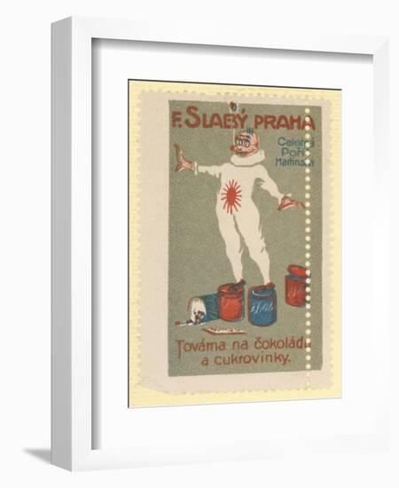 F Slaby Chocolate and Sugar Confectionery Factory, Prague-null-Framed Giclee Print