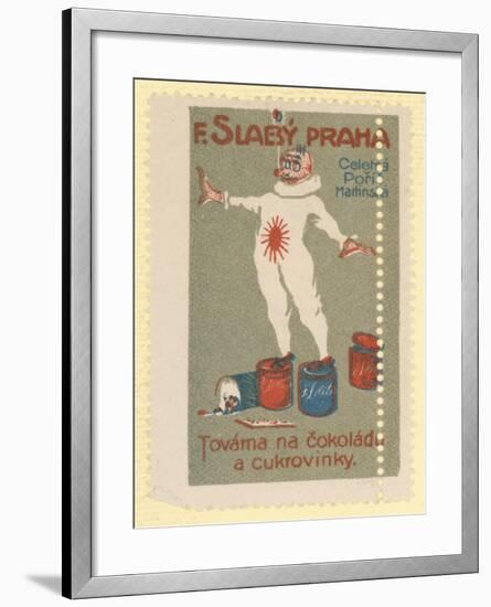 F Slaby Chocolate and Sugar Confectionery Factory, Prague-null-Framed Giclee Print