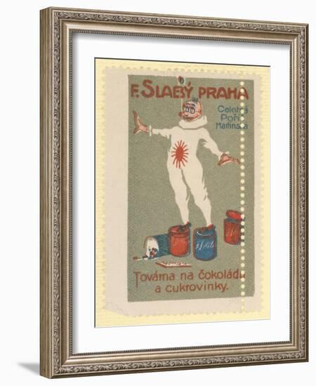 F Slaby Chocolate and Sugar Confectionery Factory, Prague-null-Framed Giclee Print