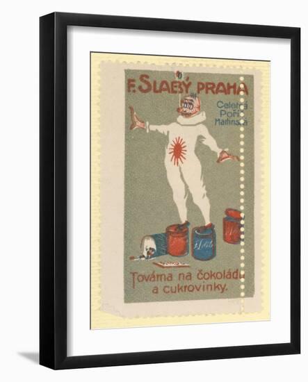 F Slaby Chocolate and Sugar Confectionery Factory, Prague-null-Framed Giclee Print