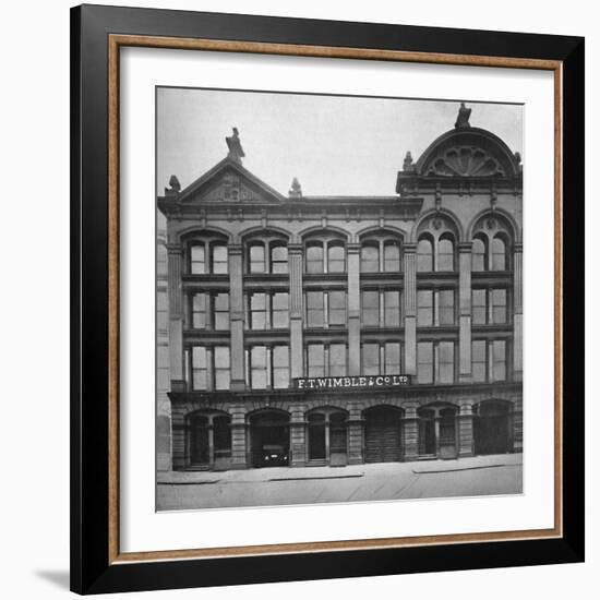 'F. T. Wimble & Co., Ltd. - Head Office, Warehouse and Factory', 1919.-Unknown-Framed Photographic Print