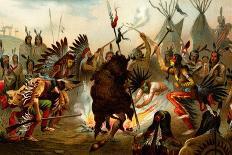 Native American Sioux Dance-F.W. Kuhnert-Art Print