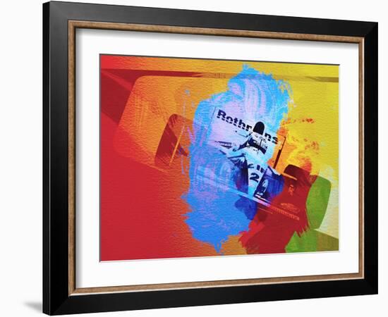 F1 Racing-NaxArt-Framed Art Print