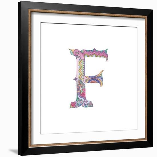 F-Green Girl-Framed Giclee Print