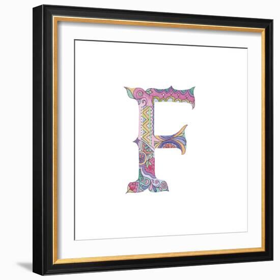 F-Green Girl-Framed Giclee Print