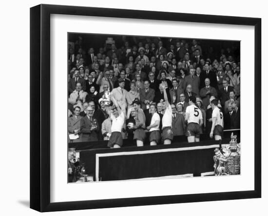 FA Cup Final at Wembley Stadium, Tottenham Hotspur vs Burnley-null-Framed Photographic Print