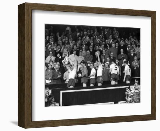 FA Cup Final at Wembley Stadium, Tottenham Hotspur vs Burnley-null-Framed Photographic Print