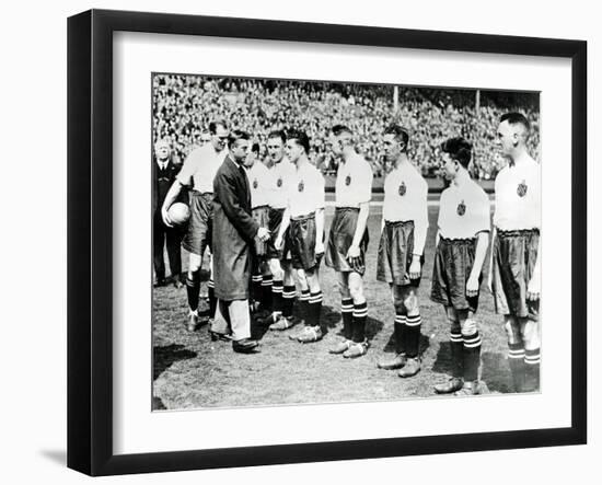 FA Cup Final Bolton vs. Portsmouth Jimmy Seddon-null-Framed Photographic Print