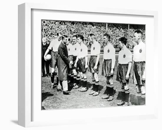 FA Cup Final Bolton vs. Portsmouth Jimmy Seddon-null-Framed Photographic Print