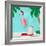 Fa La La La Flamingo Holiday II-Julie DeRice-Framed Art Print