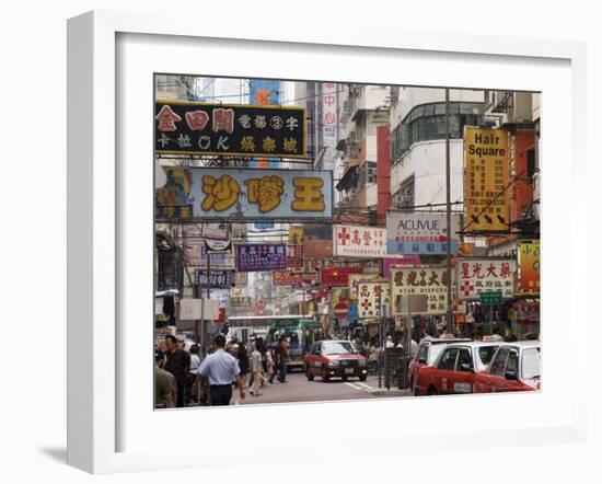 Fa Yuen Street, Mong Kok District, Kowloon, Hong Kong, China-Sergio Pitamitz-Framed Photographic Print