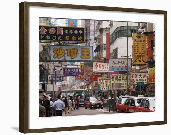 Fa Yuen Street, Mong Kok District, Kowloon, Hong Kong, China-Sergio Pitamitz-Framed Photographic Print