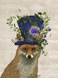 Fox Mad Hatter-Fab Funky-Art Print