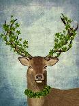 Deer and Fascinator-Fab Funky-Art Print