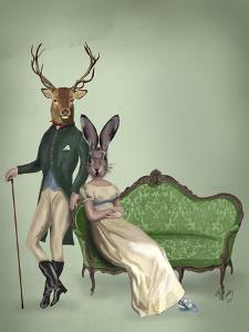 Mr Deer and Mrs Rabbit by Fab Funky