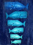 Indigo Blue Seaweed 3 c-Fab Funky-Art Print