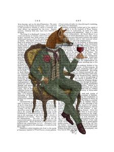 Wine Taster Fox Full by Fab Funky