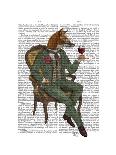 March Hare on Penny Farthing-Fab Funky-Art Print