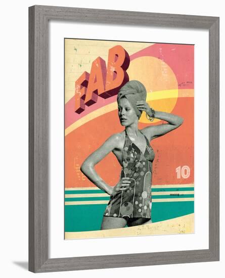 Fab!-Kareem Rizk-Framed Giclee Print