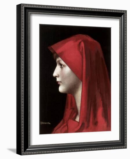 Fabiola, 1885-Jean Jacques Henner-Framed Giclee Print