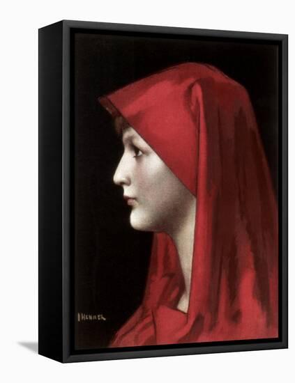 Fabiola, 1885-Jean Jacques Henner-Framed Premier Image Canvas