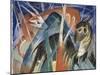 Fable Animals I (Composition with Animals), 1913-Franz Marc-Mounted Giclee Print