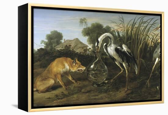 Fable of the Fox and the Heron-Frans Snyders-Framed Premier Image Canvas