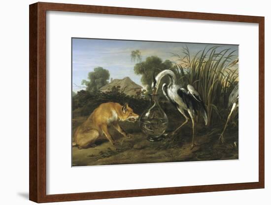 Fable of the Fox and the Heron-Frans Snyders-Framed Giclee Print